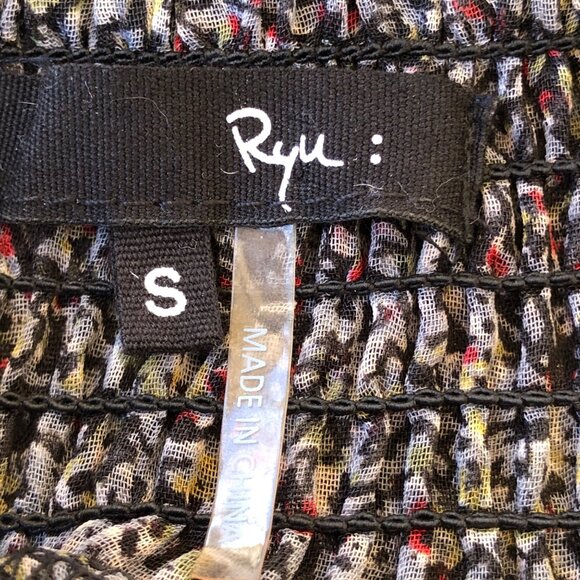 Ryu Flirty Spaghetti Strap Mini Dress Size Small Whimsical Punk - Picture 14 of 16